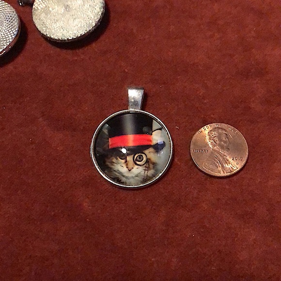 Cat Pendants & 4 Chains, Arts & Crafts - Picture 6 of 8